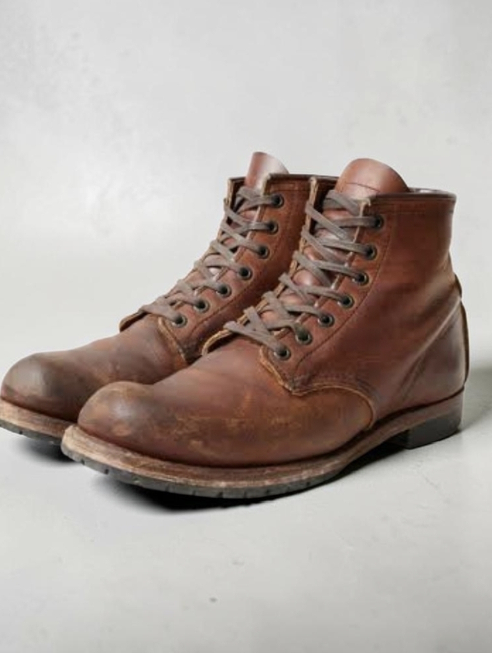 Vintage Red Wing Beckman 4579 Lace Up Brown Leather Boots 10.5 D USA